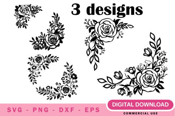 Floral Corner Divider SVG: A Review for Graphics & Illustrations