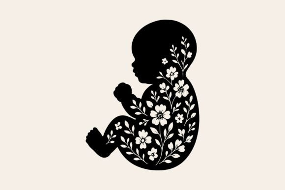 Floral Newborn Baby Sublimation Graphics & Illustrations Review