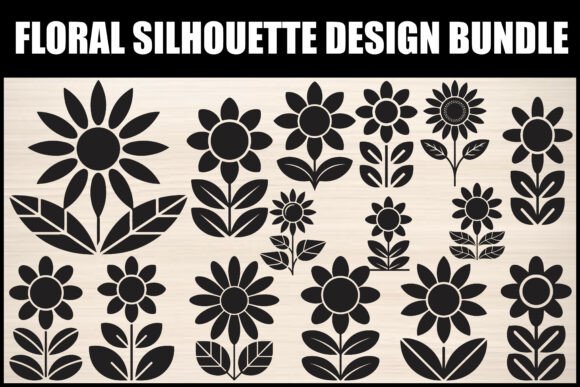 Floral Silhouette Design Bundle: A Designer's Review for Graphics and Illustrations