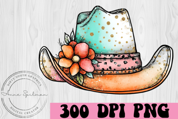 Funky Floral Cowgirl Hat: A Practical Graphics and Illustrations Review