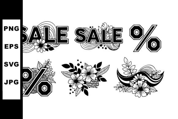 Sale and Percentage Signs with Floral De: A Designer's Verdict