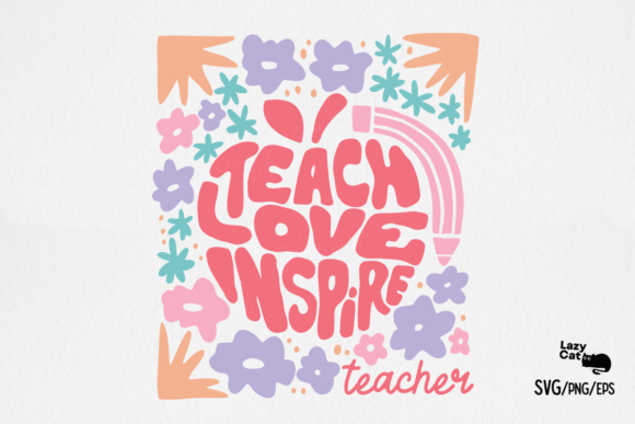 Teacher Boho Floral Apple SVG PNG Review